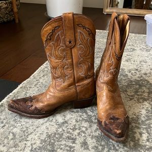 Tony Lama mid calf western boots